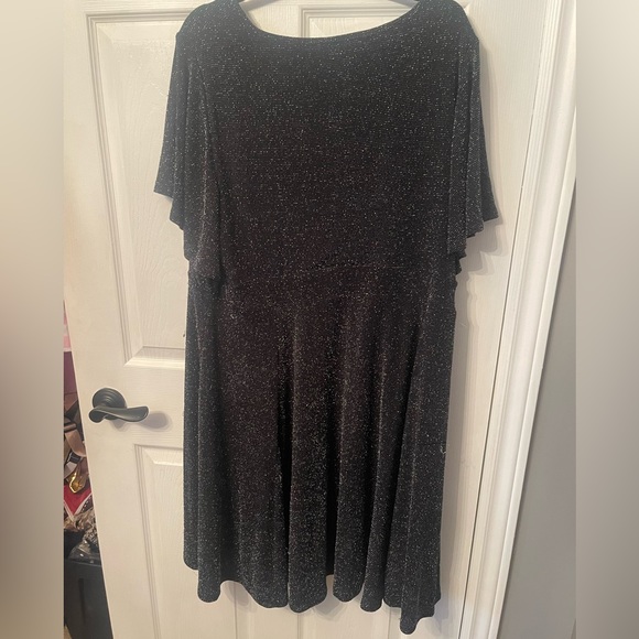 Gray silver glitter dress - Picture 2 of 3